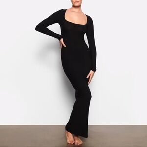 SKIMS Soft lounge long sleeve dress. New without tags.